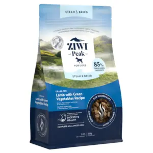Karma dla psa ZIWI PEAK Steam&Dried Jagnięcina z Zielonymi Warzywami 1.5kg