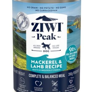 Karma dla psa ZIWI PEAK makrela jagnięcina 390g