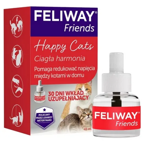 Kocie feromony FELIWAY friends wkład uzupełniający 30 dniowy