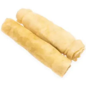 Przysmaki dla psa 4DOGS skóra jagnięca rollo 15cm 2szt