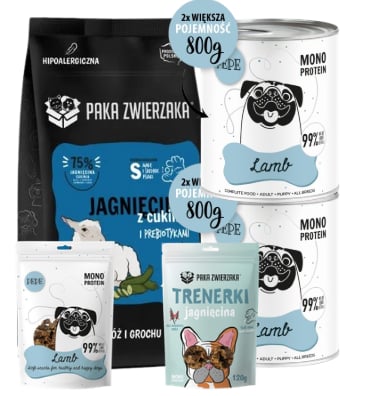 Jagnięcy BOX smaków dla psa PAKA ZWIERZAKA Jagnięcy BOX smaków dla psa PAKA ZWIERZAKA