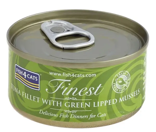 Karma dla kota FISH4CATS filet tuńczyka omułek zielonowargowy 70g