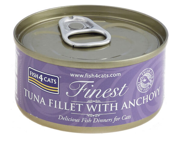 Karma dla kota FISH4CATS filet z tuńczyka anchois 70g