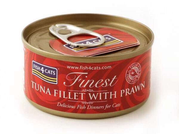 Karma dla kota FISH4CATS filet z tuńczyka krewetki 70g