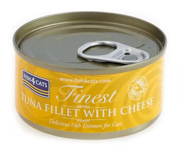 Karma dla kota FISH4CATS filet z tuńczyka ser 70g