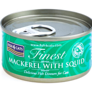 Karma dla kota FISH4CATS makrela kałamarnica 70g