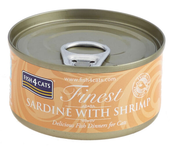 Karma dla kota FISH4CATS sardynka krewetki 70g Karma dla kota FISH4CATS sardynka krewetki 70g