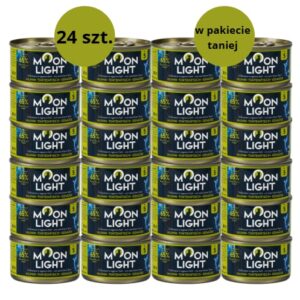 Karma dla kota MOONLIGHT DINNER kurczak kałamarnica marchew dynia 24x80g