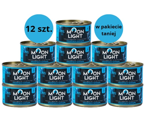 Karma dla kota MOONLIGHT DINNER tuńczyk krewetki 12x80g Karma dla kota MOONLIGHT DINNER tuńczyk krewetki 12x80g