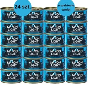 Karma dla kota MOONLIGHT DINNER tuńczyk krewetki 24x80g