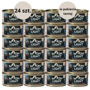 Karma dla kota MOONLIGHT DINNER tuńczyk kurczak krewetki 24x80g