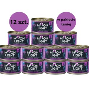 Karma dla kota MOONLIGHT DINNER tuńczyk shirasu 12x80g