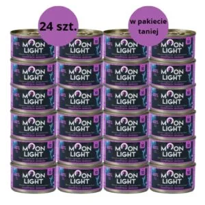 Karma dla kota MOONLIGHT DINNER tuńczyk shirasu 24x80g