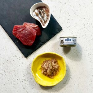 Karma dla kota OLLO tuńczyk anchois w bulionie 70g