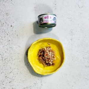 Karma dla kota OLLO tuńczyk kurczak łosoś w bulionie 70g