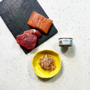 Karma dla kota OLLO tuńczyk łosoś w bulionie 70g