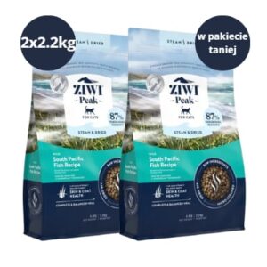 Karma dla kota ZIWI PEAK Steam&Dried Dzikie Ryby z Południowego Pacyfiku 2x2.2kg