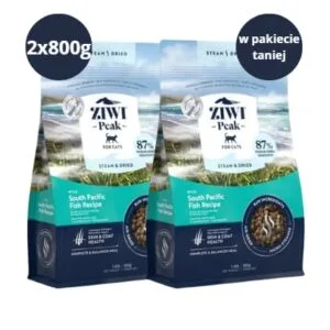 Karma dla kota ZIWI PEAK Steam&Dried Dzikie Ryby z Południowego Pacyfiku 2x800g