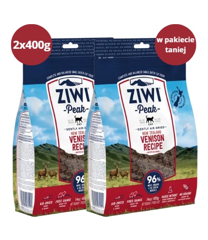 Karma dla kota ZIWI PEAK dziczyzna 2x400g