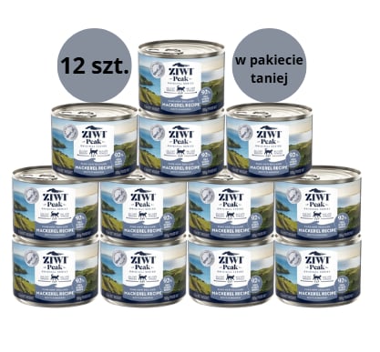 Karma dla kota ZIWI PEAK makrela 12x185g Karma dla kota ZIWI PEAK makrela 12x185g