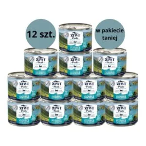 Karma dla kota ZIWI PEAK makrela jagnięcina 12x185g