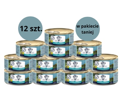 Karma dla kota ZIWI PEAK makrela jagnięcina 12x85g