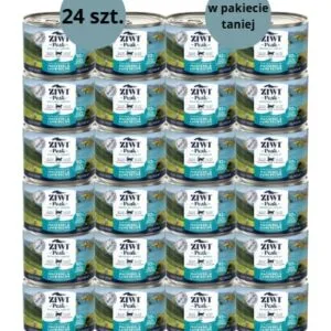 Karma dla kota ZIWI PEAK makrela jagnięcina 24x185g