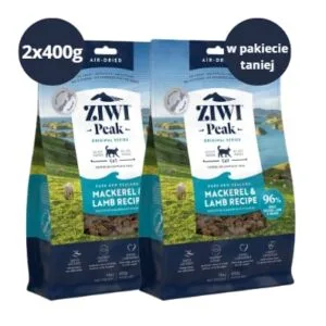 Karma dla kota ZIWI PEAK makrela jagnięcina 2x400g