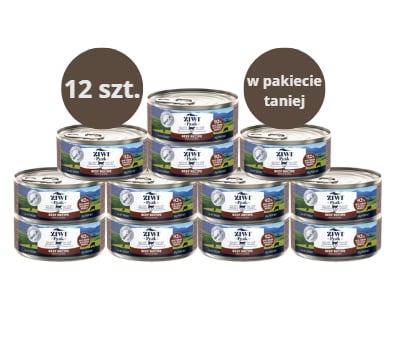 Karma dla kota ZIWI PEAK wołowina 12x85g