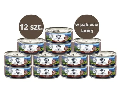 Karma dla kota ZIWI PEAK wołowina 12x85g