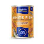 Karma dla psa FISH4DOGS biała ryba bataty zielona fasolka 395g