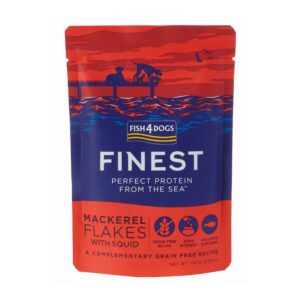 Karma dla psa FISH4DOGS finest filet makreli kalmary 100g