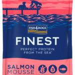 Karma dla psa FISH4DOGS finest mus z łososia 100g