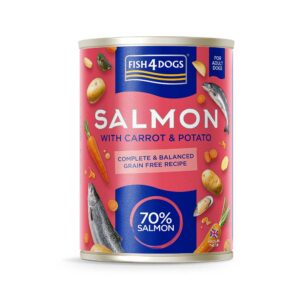 Karma dla psa FISH4DOGS łosoś marchew ziemniaki 395g