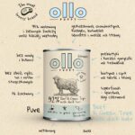 Karma dla psa OLLO Puppy umami wołowina i zielone żwacze z kaczą wątrobą 400g