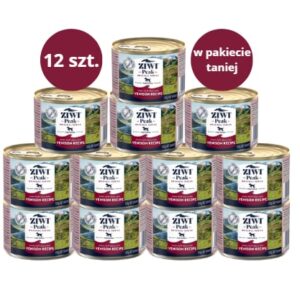 Karma dla psa ZIWI PEAK dziczyzna 12 x 170g