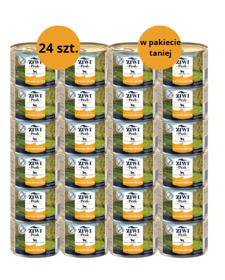 Karma dla psa ZIWI PEAK kurczak 24 x 170g Karma dla psa ZIWI PEAK kurczak 24 x 170g
