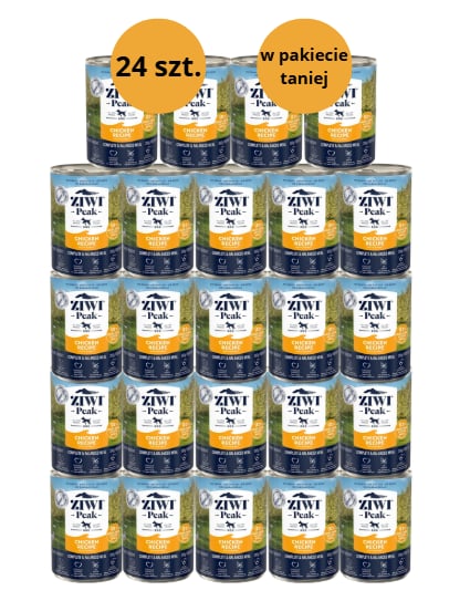 Karma dla psa ZIWI PEAK kurczak 24 x 390g