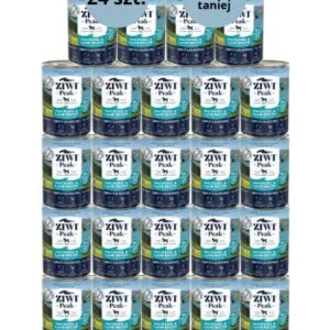 Karma dla psa ZIWI PEAK makrela jagnięcina 24 x 390g