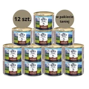 Karma dla psa ZIWI PEAK wołowina 12 x 170g
