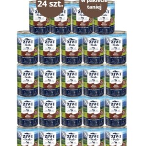 Karma dla psa ZIWI PEAK wołowina 24x390g