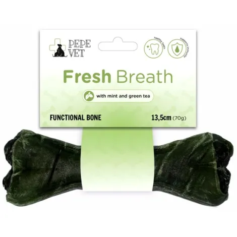 Przysmak dla psa PEPE VET fresh breath kość 13.5cm Przysmak dla psa PEPE VET fresh breath kość 13.5cm