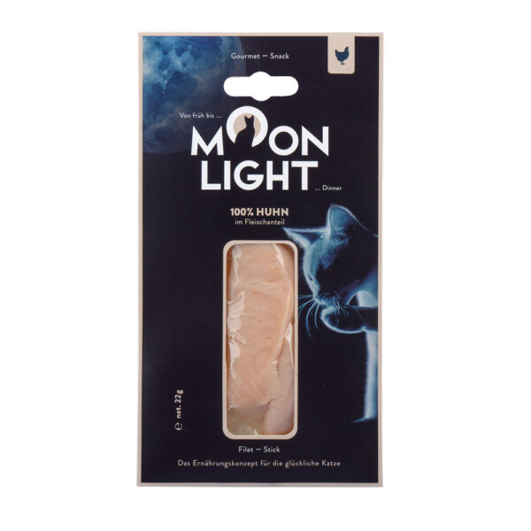Przysmaki dla kota MOONLIGHT DINNER filet kurczaka 22g Przysmaki dla kota MOONLIGHT DINNER filet kurczaka 22g
