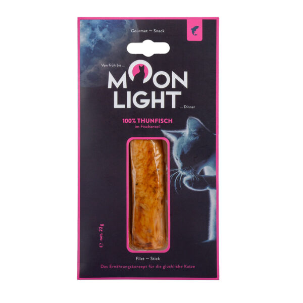Przysmaki dla kota MOONLIGHT DINNER filet tuńczyka 22g Przysmaki dla kota MOONLIGHT DINNER filet tuńczyka 22g