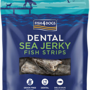 Przysmaki dla psa FISH4DOGS Sea Jerky Fish Strips 100g