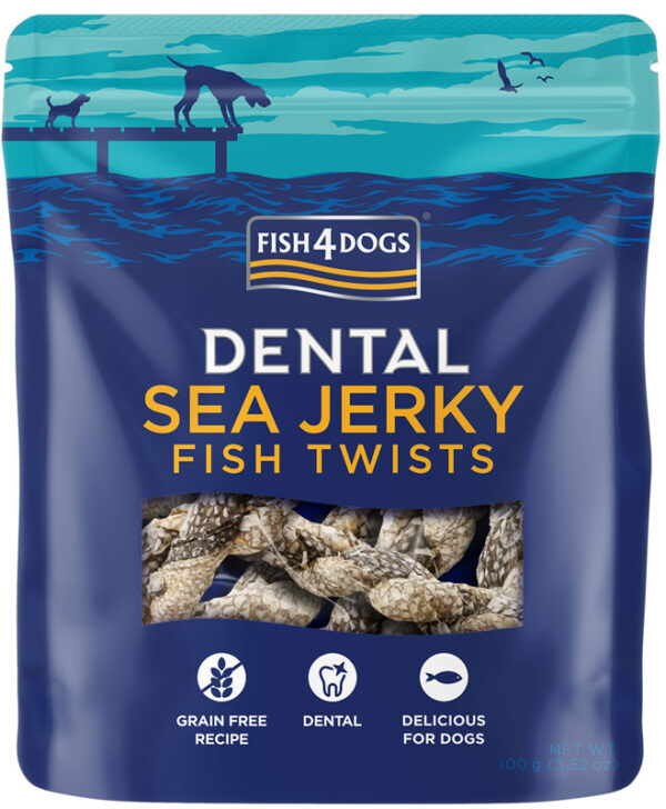 Przysmaki dla psa FISH4DOGS Sea Jerky Fish Twists 500g