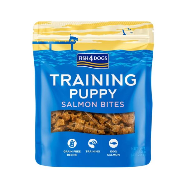 Przysmaki dla psa FISH4DOGS training puppy łosoś 80g Przysmaki dla psa FISH4DOGS training puppy łosoś 80g