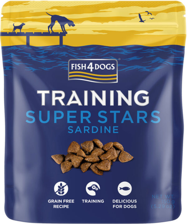 Przysmaki dla psa FISH4DOGS training super star sardynka 150g Przysmaki dla psa FISH4DOGS training super star sardynka 150g
