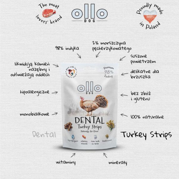 Przysmaki dla psa OLLO Air Dried dzik 80g