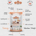 Przysmaki dla psa OLLO Air Dried Energy Strips dziczyzna 80g